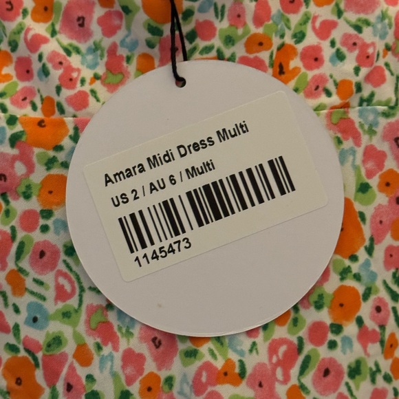 Princess Polly Floral AMARA MIDI DRESS MULTI - Picture 6 of 6